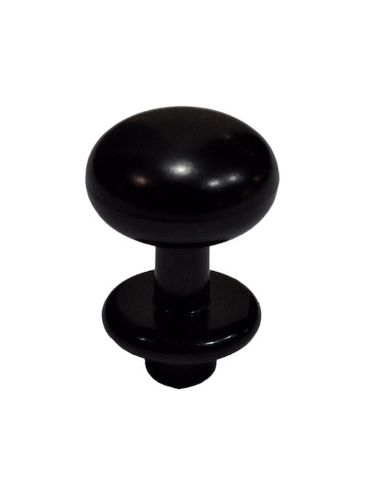 Italian Furniture Knob Eureka 11698-000-acc1 Black Matte D.16