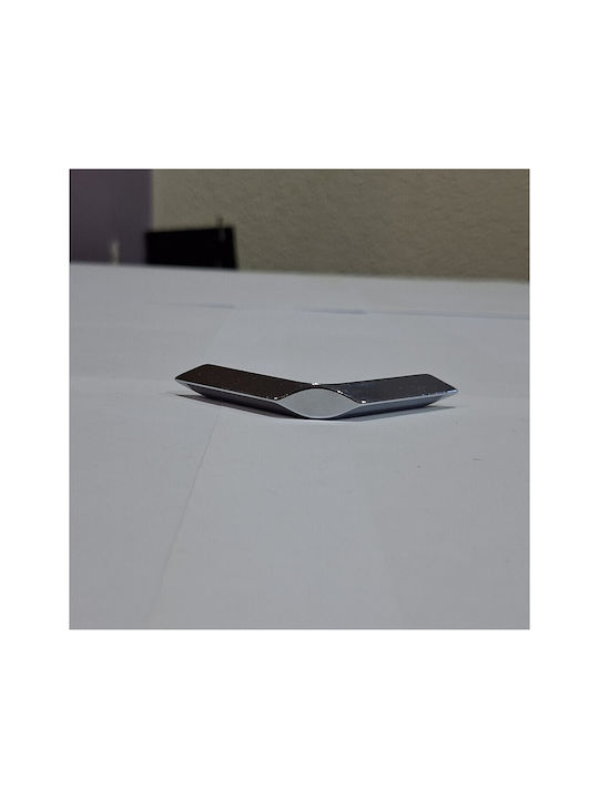 Italian Furniture Handle Eureka 11682-096-roz1 Chrome Glossy Size 9.6cm