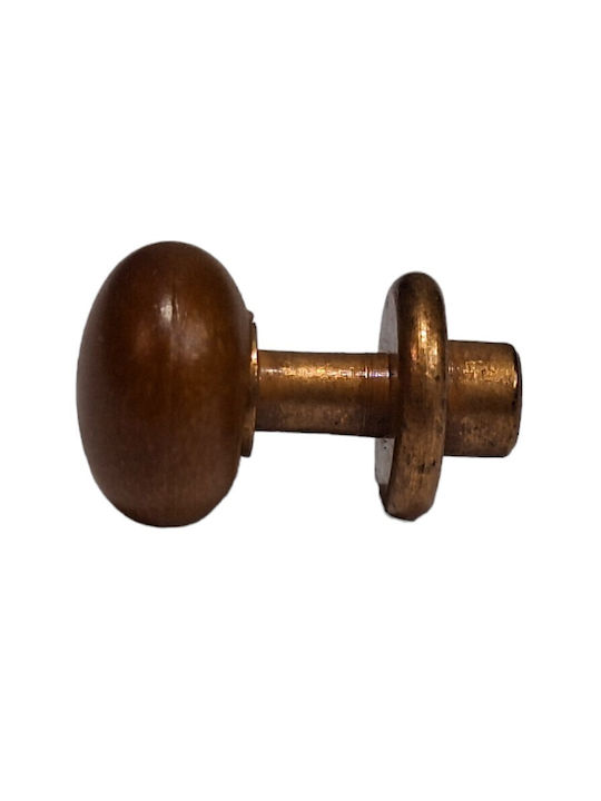Italian Furniture Knob Eureka 11699-000-acc1 Copper Matte Brown Ø16