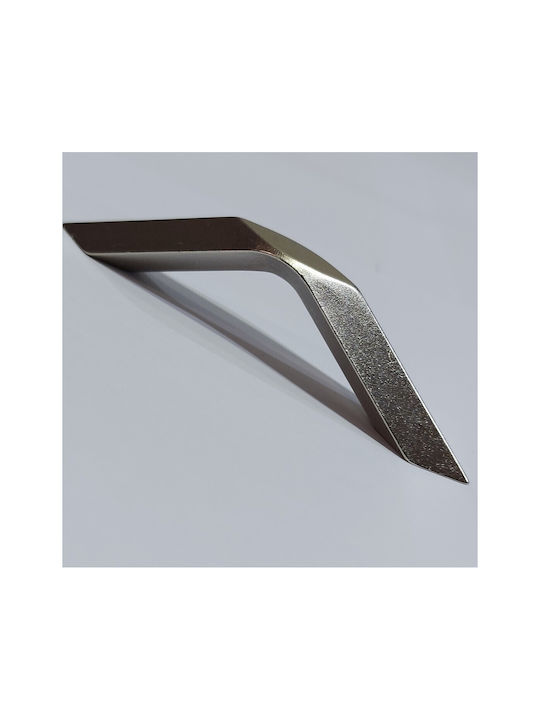 Italian Furniture Handle Eureka 11726-064-roz1 Nickel Matte Size 6.4cm