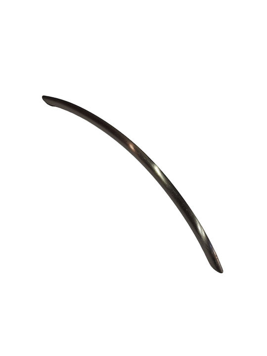 Italian Furniture Handle Eureka 11694-192-ino Nickel Matt Size 19.2cm
