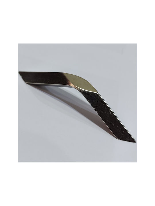 Italian Furniture Handle Eureka 11726-064-roz1 Nickel Matte Size 6.4cm