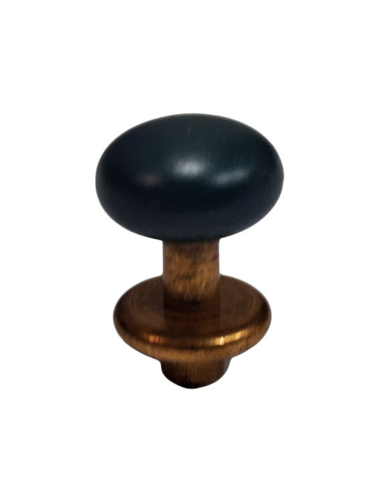 Italian Furniture Knob Eureka 11700-000-acc1 Copper Matte Ø16