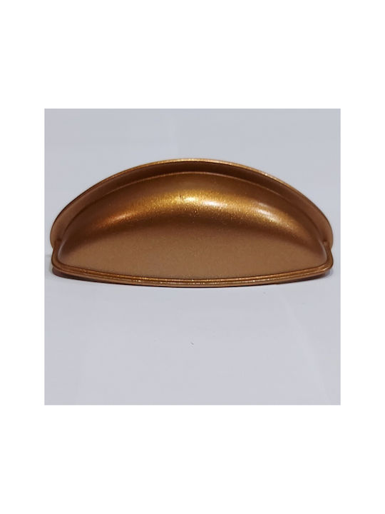 Italian Furniture Flush Handle Eureka 11725-064-brz1 Copper Dimension 6.4cm