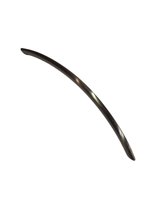 Italian Furniture Handle Eureka 11694-192-ino Nickel Matt Size 19.2cm