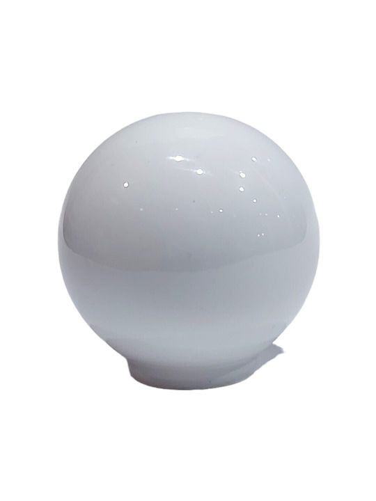 Italian Furniture Knob Eureka 11716-000-pla1 White Plastic D.34