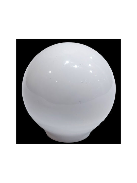 Italian Furniture Knob Eureka 11716-000-pla1 White Plastic D.34