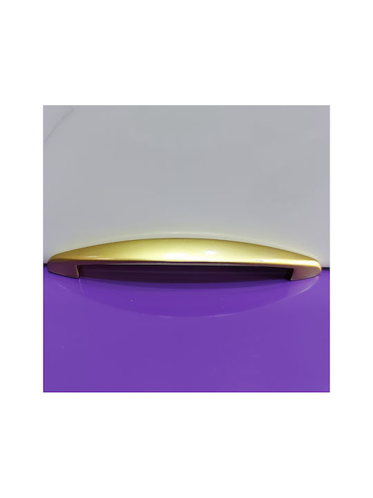 Italian Furniture Handle Eureka 11728-160-brz1 Gold Matte Size 16.0cm