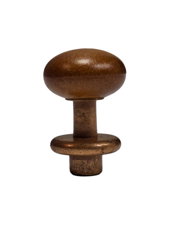 Italian Furniture Knob Eureka 11699-000-acc1 Copper Matte Brown Ø16