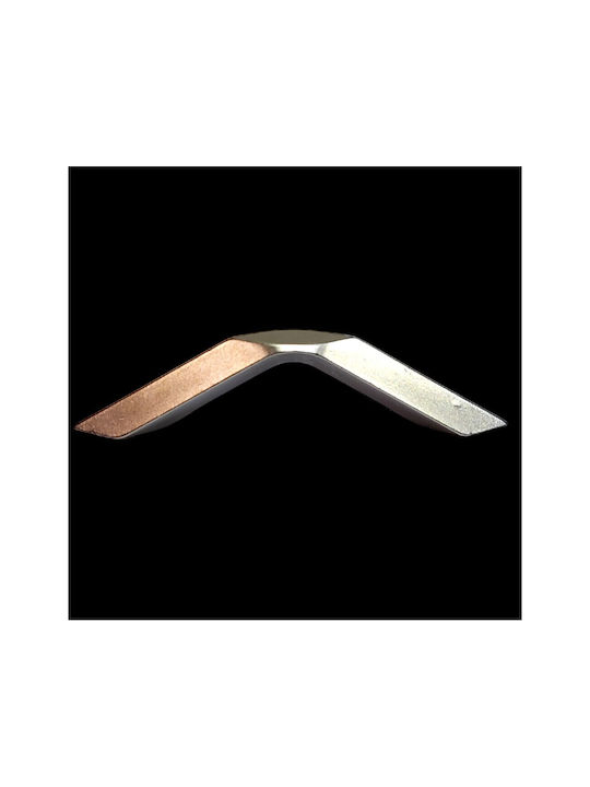 Italian Furniture Handle Eureka 11726-064-roz1 Nickel Matte Size 6.4cm