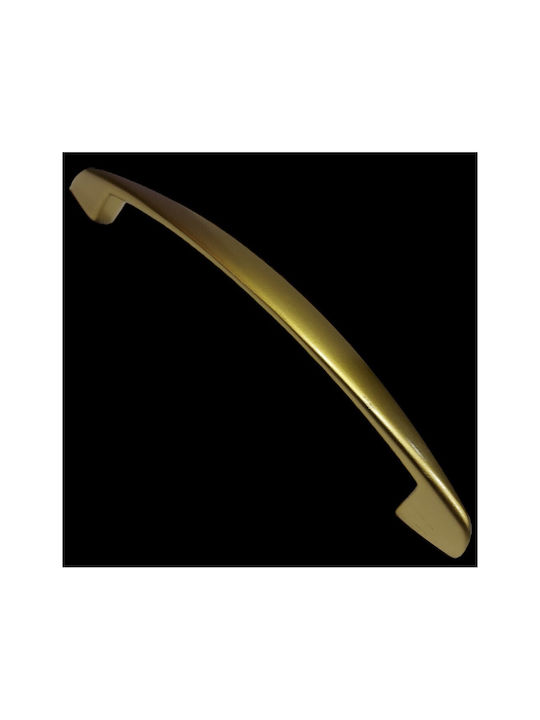 Italian Furniture Handle Eureka 11728-160-brz1 Gold Matte Size 16.0cm