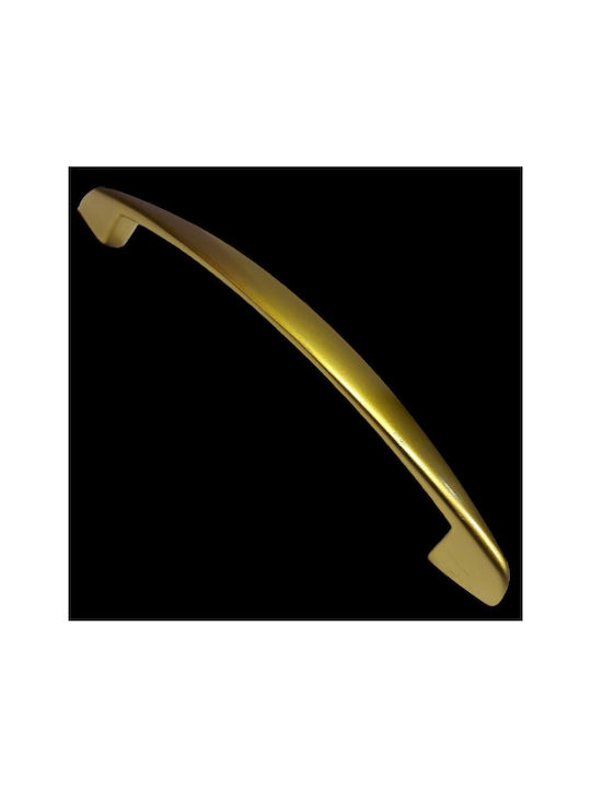 Italian Furniture Handle Eureka 11728-160-brz1 Gold Matte Size 16.0cm
