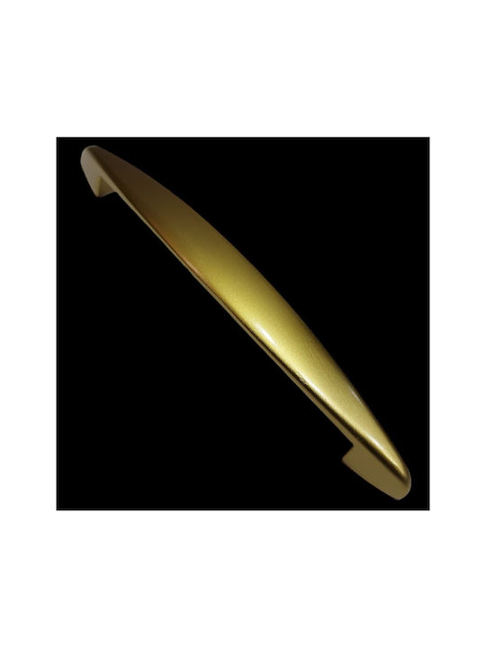 Italian Furniture Handle Eureka 11728-160-brz1 Gold Matte Size 16.0cm