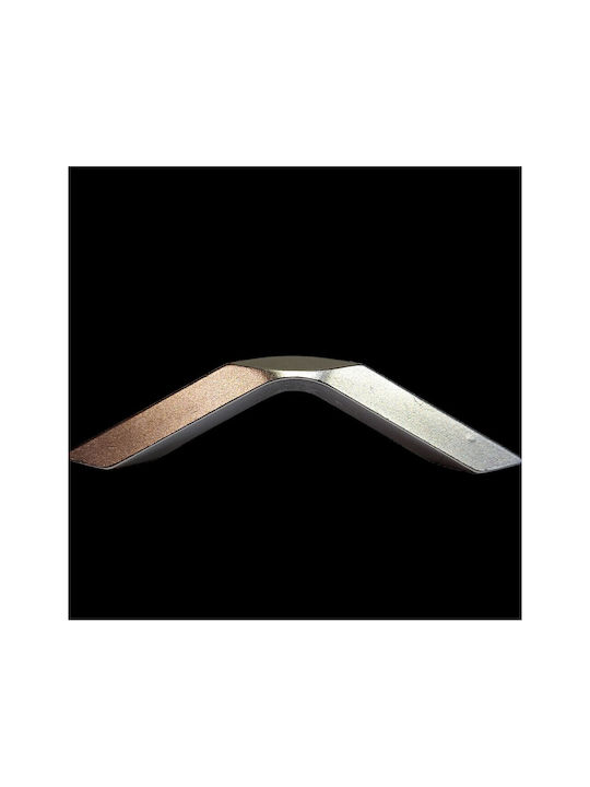 Italian Furniture Handle Eureka 11726-064-roz1 Nickel Matte Size 6.4cm