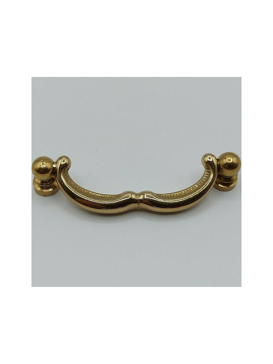 Valli&valli 9007-oro Möbelgriff Gold Glänzend Größe 6,0cm