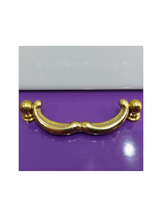 Valli&valli 9007-oro Möbelgriff Gold Glänzend Größe 6,0cm