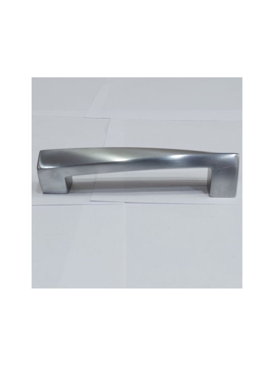Italienischer Möbelgriff Valli&valli 4793-128-10c1 Chrom Matt Länge 12,8cm