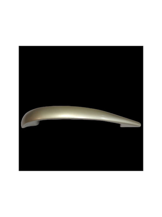 Italian Furniture Handle Eureka 11729-128-por Plastic Nickel Matt Size 12.8cm