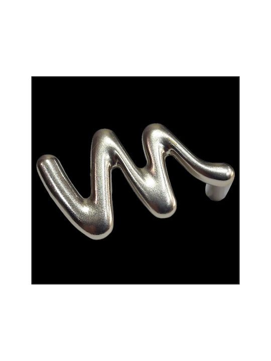 Italienischer Möbelgriff Valli&valli 4818-64-12b1 Nickel Matt Maße 6,4cm