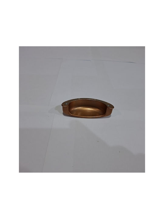 Italian Furniture Flush Handle Eureka 11725-064-brz1 Copper Dimension 6.4cm