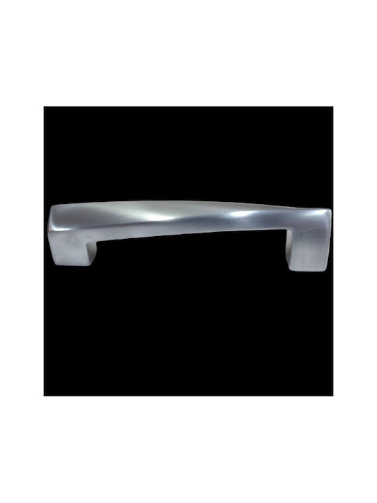 Italienischer Möbelgriff Valli&valli 4793-128-10c1 Chrom Matt Länge 12,8cm