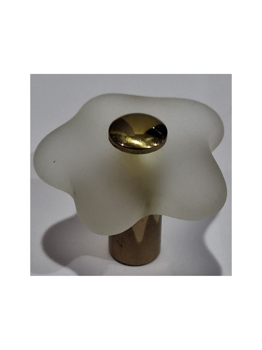 Kunststoff Möbelgriff Italienisches Kristall Knopf Valli&valli 9060-mour Murano Kristall Φ35