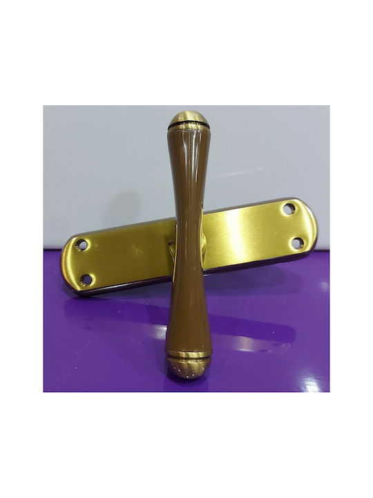 Valli&valli 4744-brz Italienischer Messing-Fenstergriff Bronze-Gold Matt Maße 150×37×57 Mm