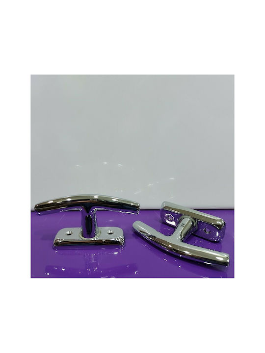 Italian Brass Window Handle Mandelli 4768-ino1 Chrome Glossy Dimensions 105×29×55 Mm