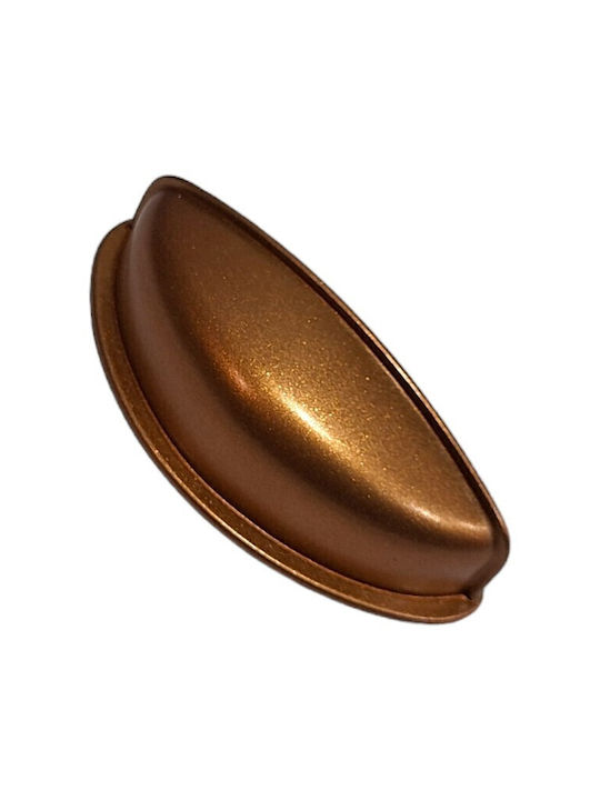 Italian Furniture Flush Handle Eureka 11725-064-brz1 Copper Dimension 6.4cm