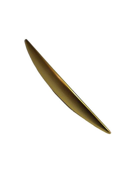 Italian Furniture Handle Eureka 11728-160-brz1 Gold Matte Size 16.0cm