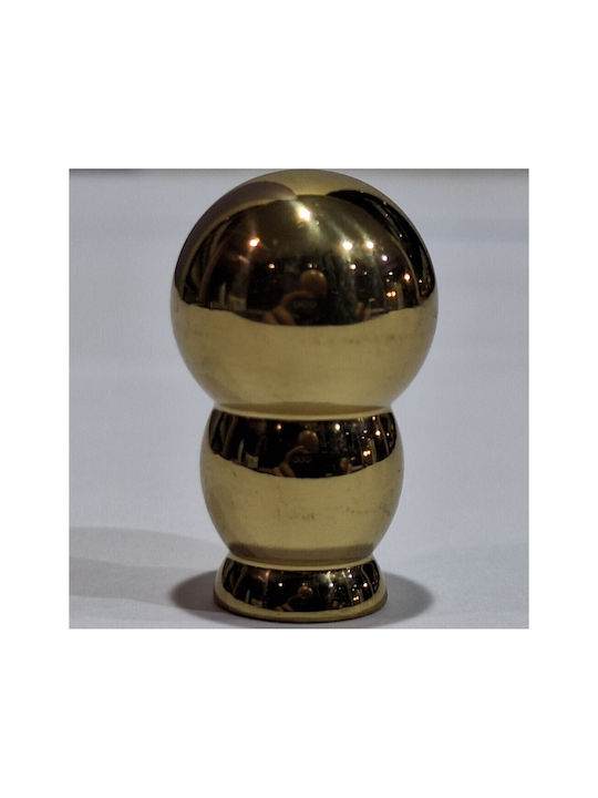 Italienischer Möbelknopf Valli&valli 9022-oro1 Gold Glänzend Durchmesser 17