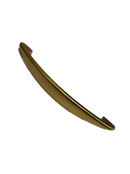 Italian Furniture Handle Eureka 11728-160-brz1 Gold Matte Size 16.0cm