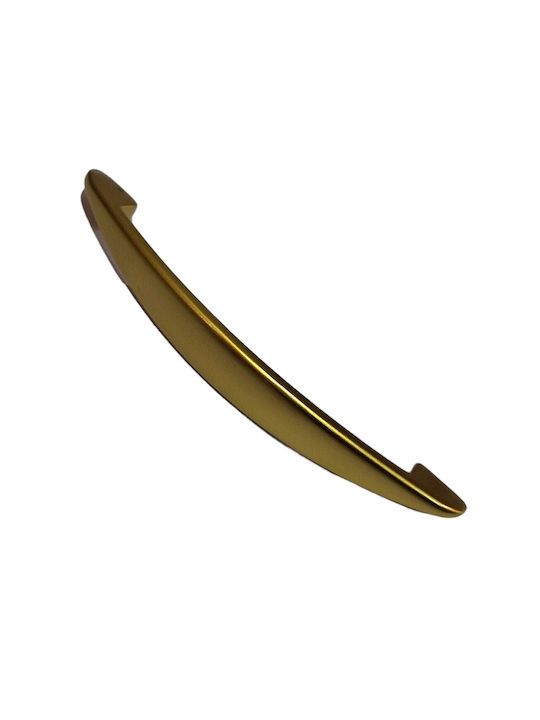 Italian Furniture Handle Eureka 11728-160-brz1 Gold Matte Size 16.0cm