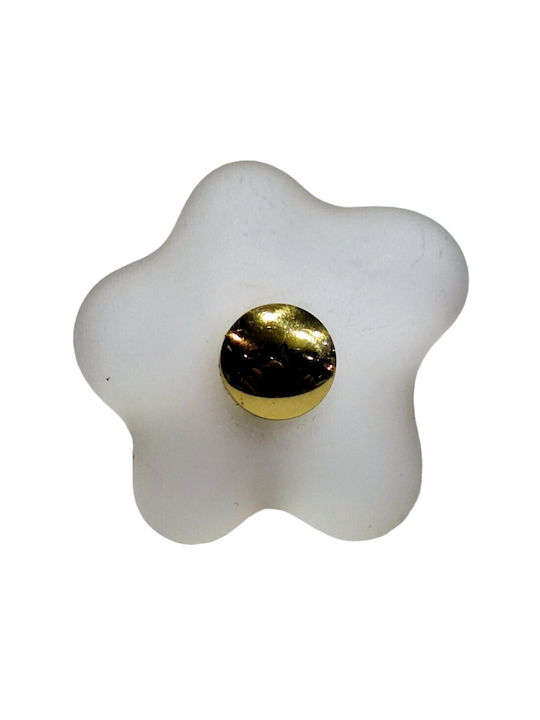 Kunststoff Möbelgriff Italienisches Kristall Knopf Valli&valli 9060-mour Murano Kristall Φ35