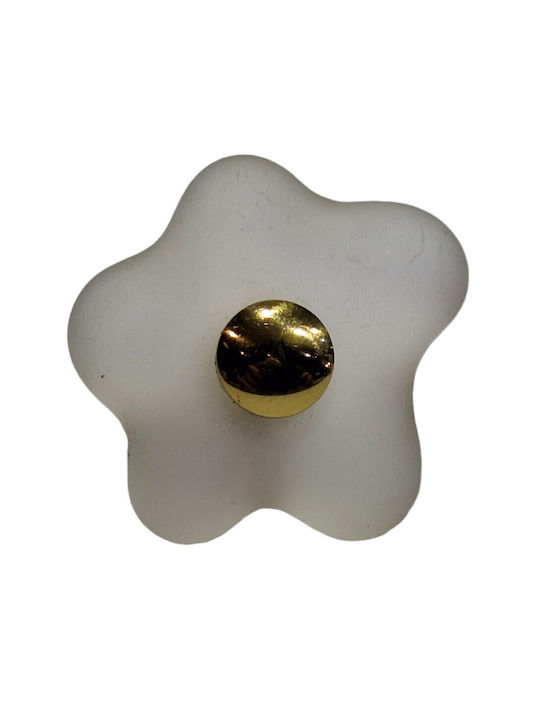 Kunststoff Möbelgriff Italienisches Kristall Knopf Valli&valli 9060-mour Murano Kristall Φ35