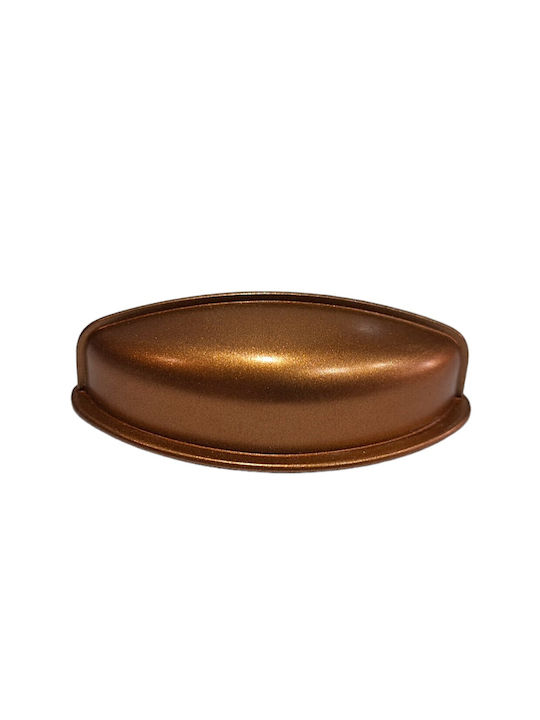 Italian Furniture Flush Handle Eureka 11725-064-brz1 Copper Dimension 6.4cm