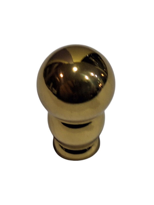 Italienischer Möbelknopf Valli&valli 9022-oro1 Gold Glänzend Durchmesser 17