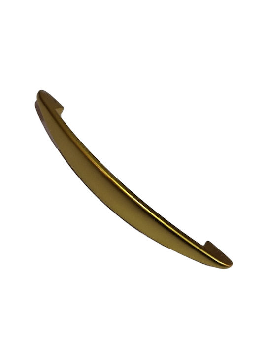 Italian Furniture Handle Eureka 11728-160-brz1 Gold Matte Size 16.0cm