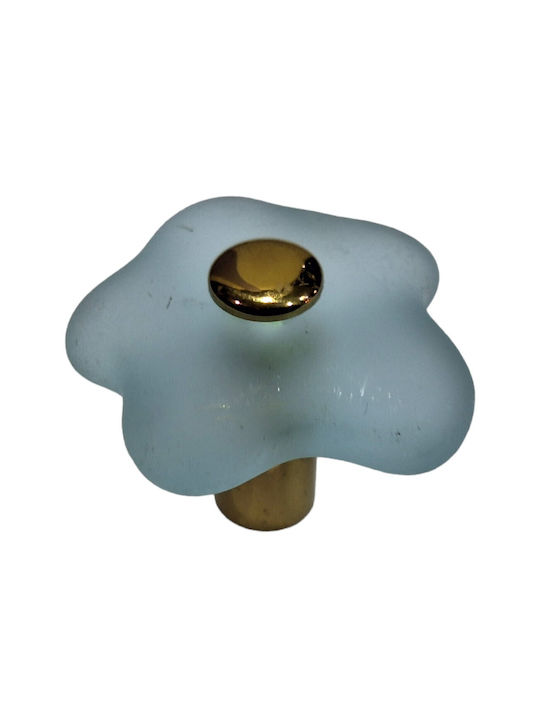 Krisallines Italienisches Möbelgriff Valli&valli 9062-mour Kristall Murano Φ35