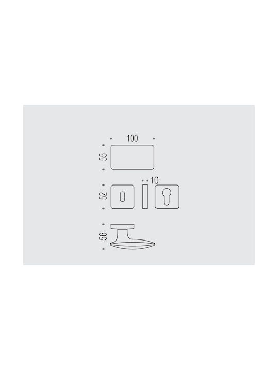 Door Lever Colombo Bold Chrome