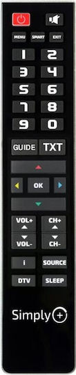 Superior Electronics Universal Remote Control Simply+ for Τηλεοράσεις