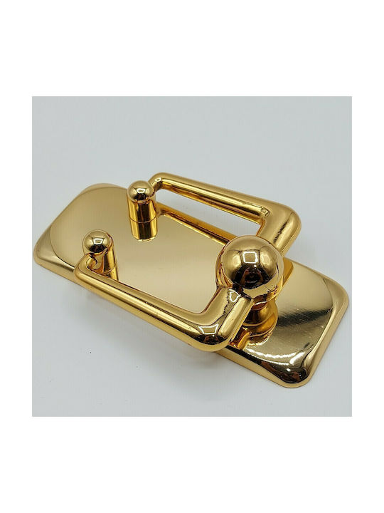 Mandelli 4936-24k Italienisches Messing Türklopfer 24k Vergoldet 165×95×50 Mm