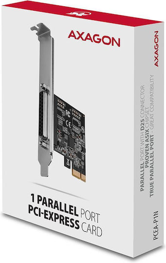 Axagon Pci-express Card One Parallel Port Low Profile