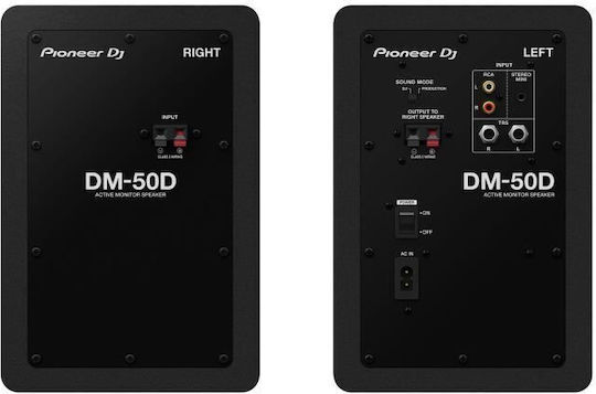 Pioneer DM-50D Boxe Studio Monitor 5" 25W (Pereche) Negre