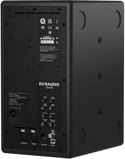 Dynaudio CORE-5 Ηχείo Studio Monitor 5" 280W (Τεμάχιο) Μαύρο