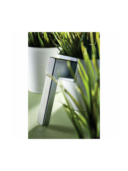Ilavio 2516 Rosette Chrome Matte Front Door Left Piece