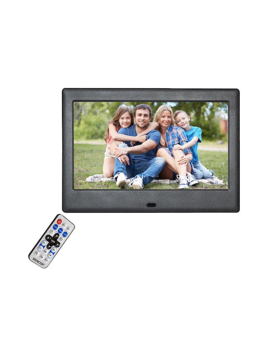 Sencor SDF 782 Ψηφιακή Κορνίζα 7" Ανάλυσης 1024x600 Μαύρη SDF 782 BK