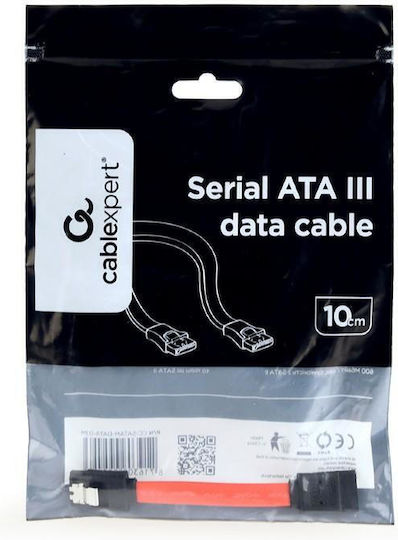 Cablexpert Festplattenkabel 7-Pin SATA III 0,1cm Rotes Kabel CC-SATAM-DATA-0.1M