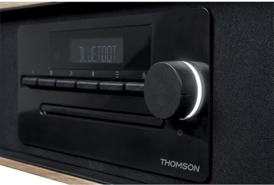 Thomson Ηχοσύστημα 2.0 Mini HiFi MIC300IBT 60W με CD Player και Bluetooth Μαύρο
