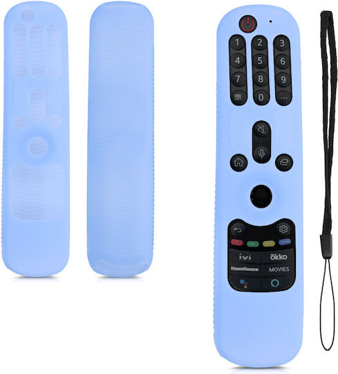 Remote Control Case An-mr21gc Mr21n Kwmobile Blue Silicone 57541.23